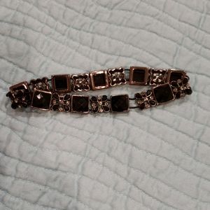 Sparkly black bracelet